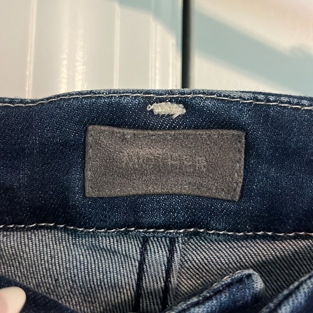 Mother High Waisted Looker Fray Hem Skinny - Size 24 - Picture 12 of 15